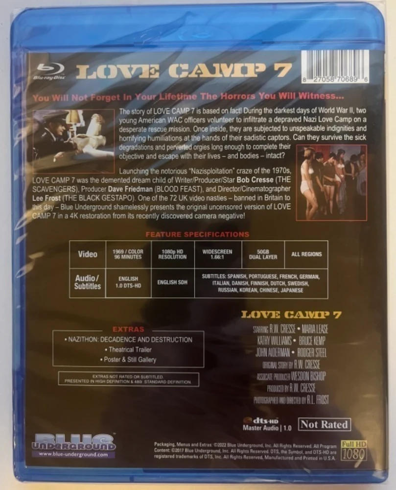 Erikoisleiri no 7 - Love Camp 7 (Blu-ray)