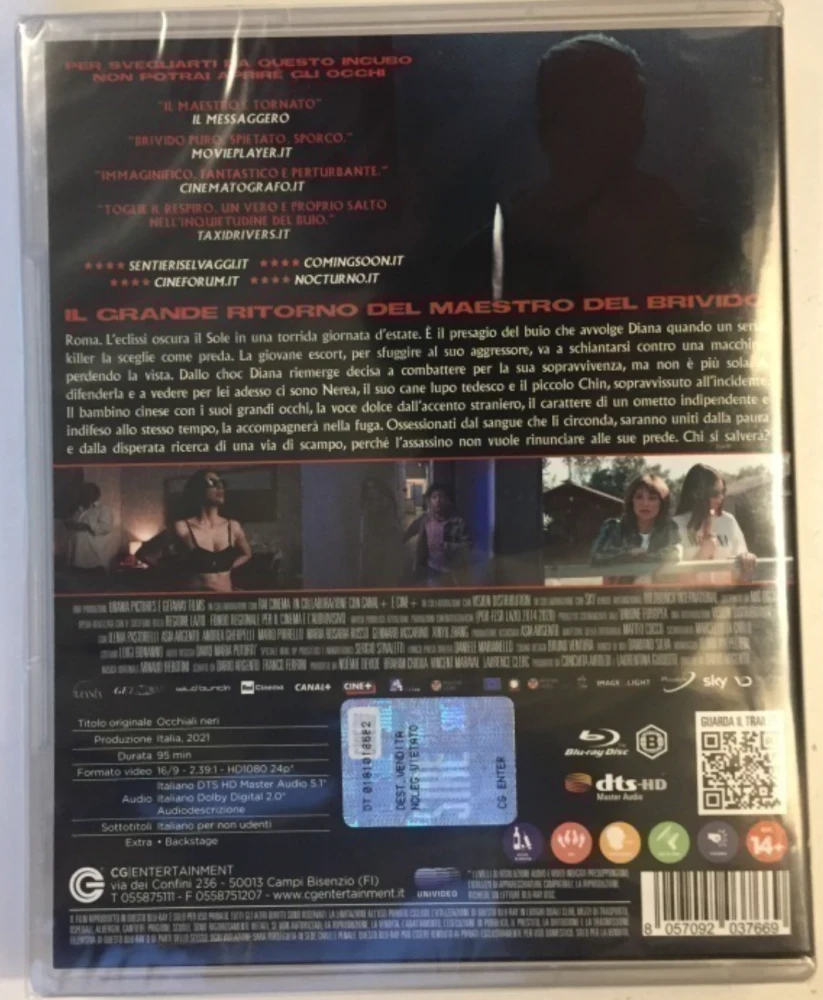 Dark Glasses - Occhiali neri (Blu-ray) 2022