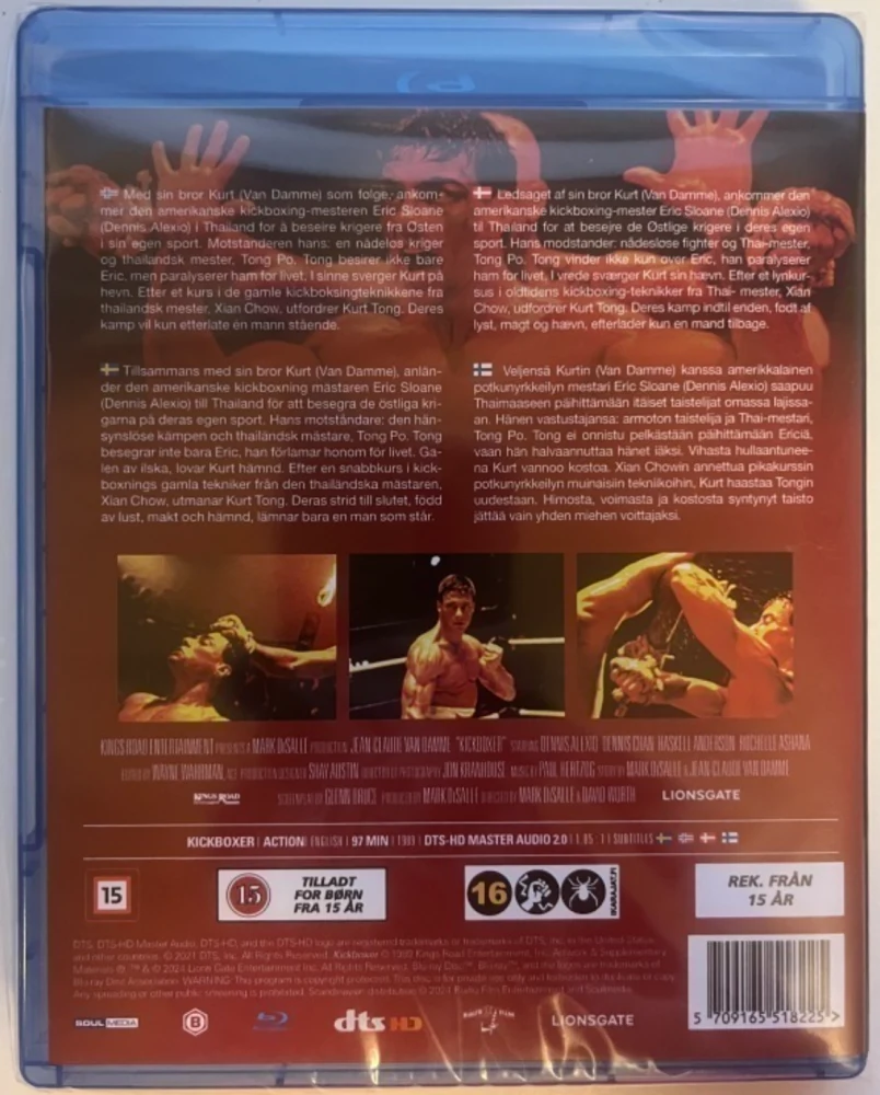 KICKBOXER (Blu-ray) Jean-Claude van Damme (1989)