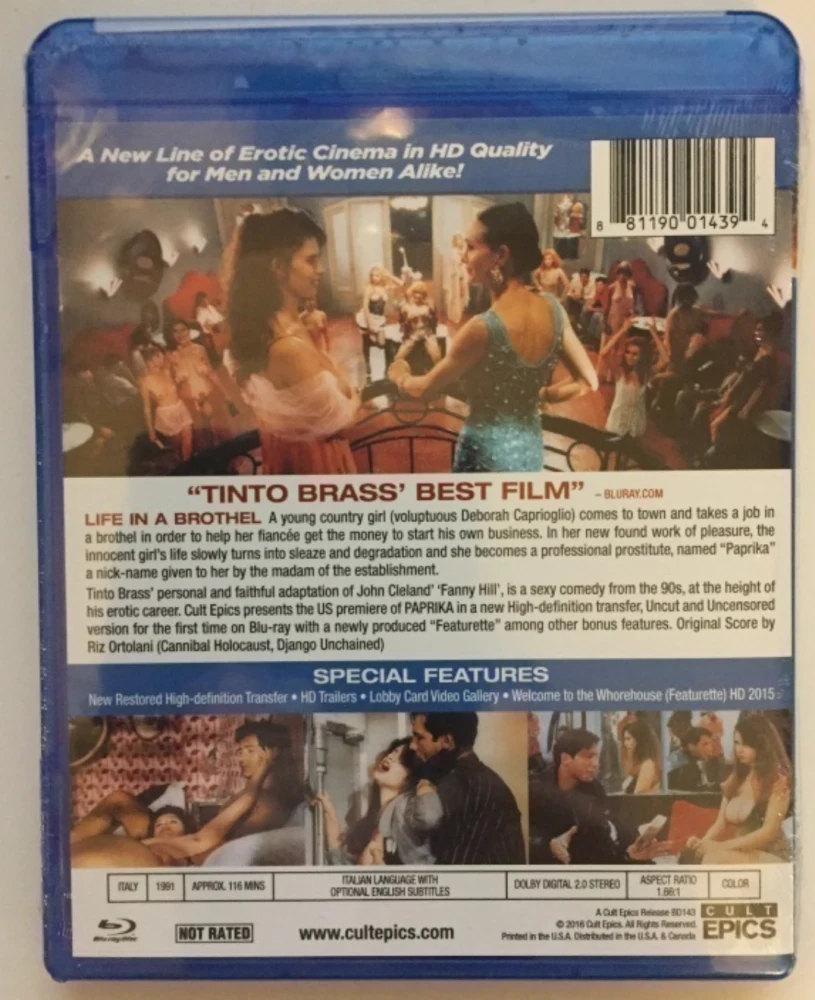 Kullanmuru - Paprika (Blu-ray) Tinto Brass (1991)