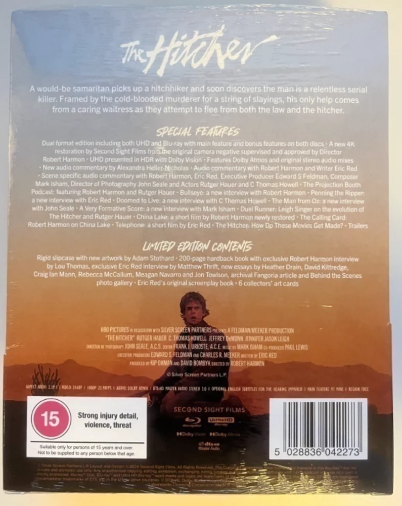 Liftari - The Hitcher Limited Edition (4K UHD & Blu-ray)