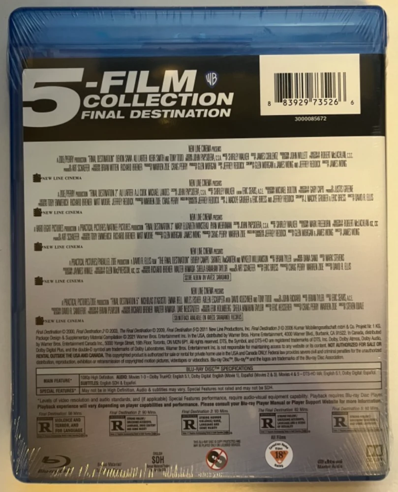 Final Destination 5-Film Collection [Blu-ray]