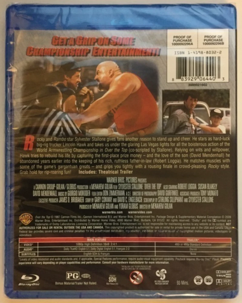 Over the Top - Terästäkin Kovempi (Blu-ray) 1987