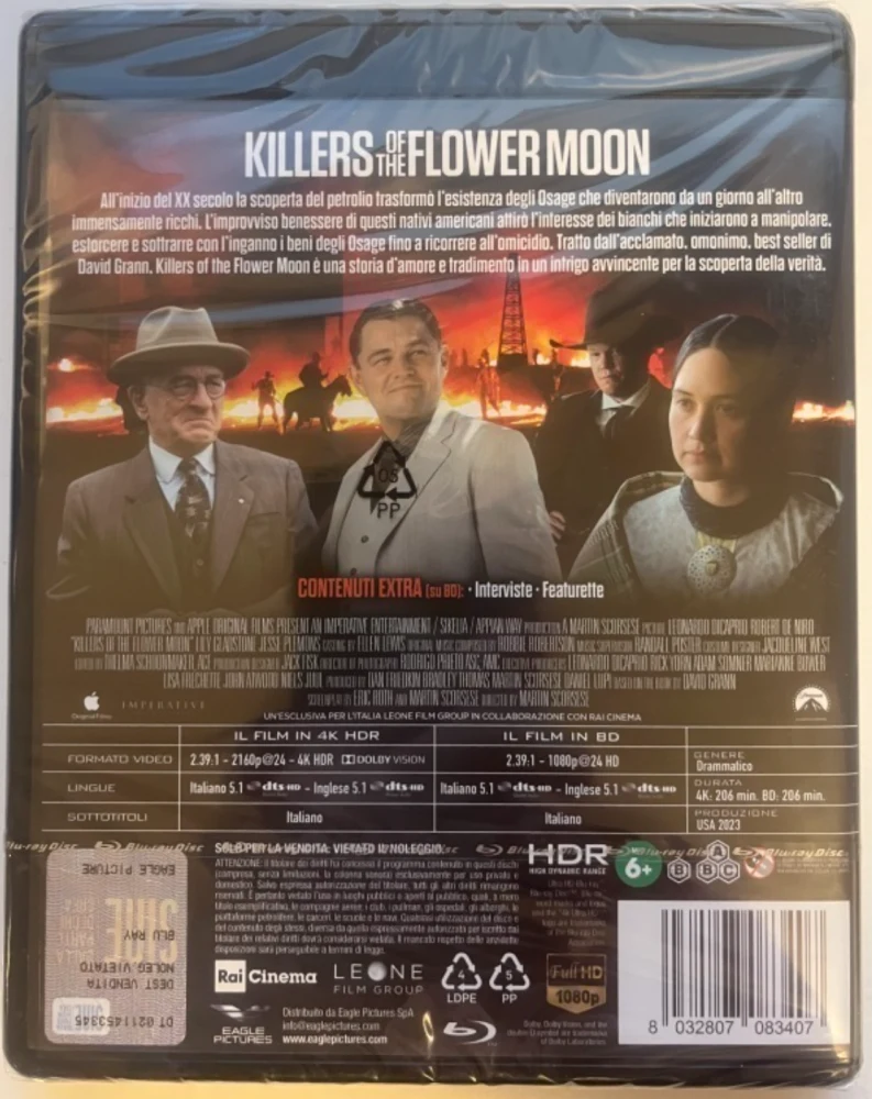 Killers of the Flower Moon (2023) (4K UHD + Blu-ray)