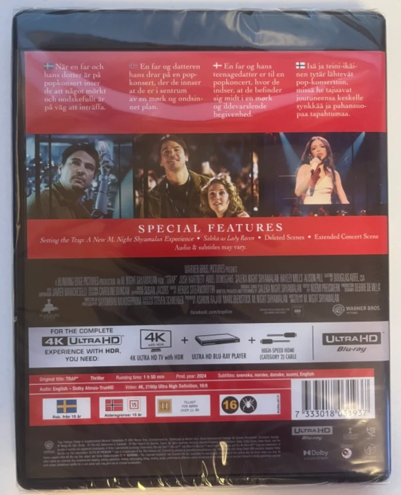 Trap (4K Ultra HD) 2024