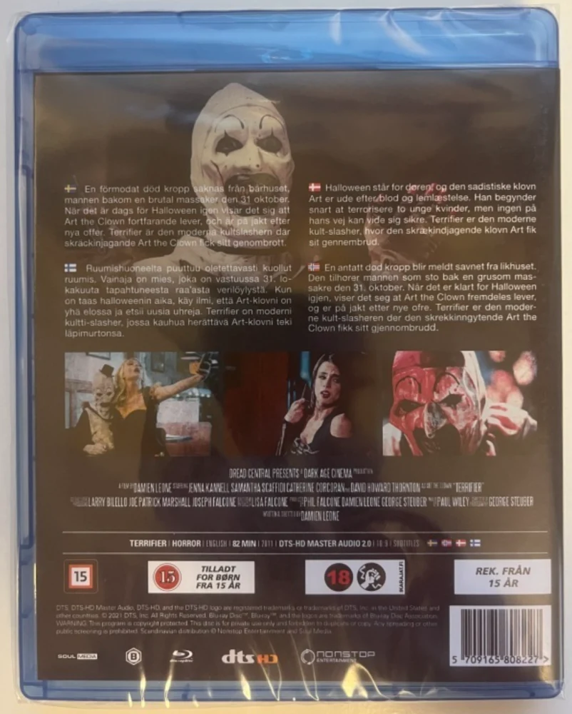 Terrifier (Blu-ray) 2016 (Damien Leone)