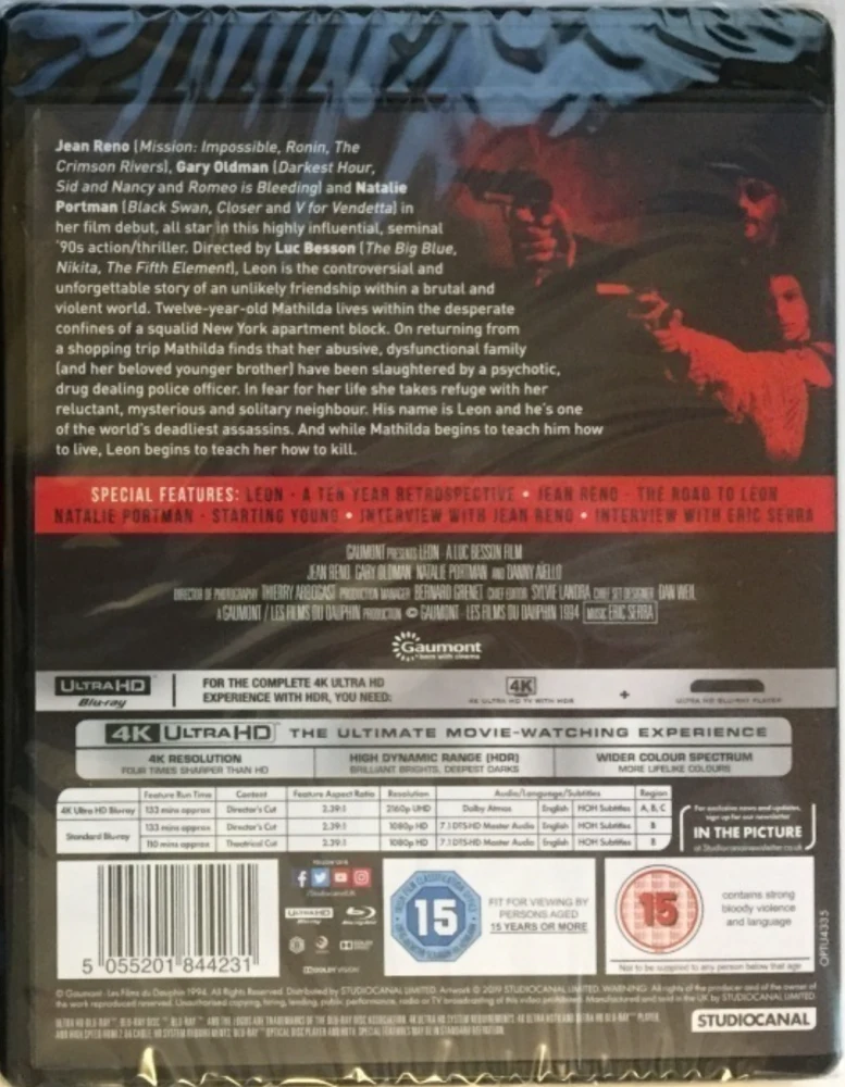 Leon (1994) Director's Cut (4K UHD + Blu-ray)