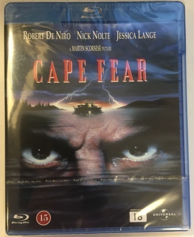Cape Fear (1991) (Blu-ray) Robert De Niro, Nick Nolte