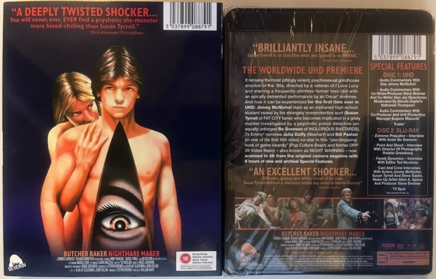 Pelko - Butcher, Baker, Nightmare Maker [4K Ultra HD & Blu-ray] Slipcover