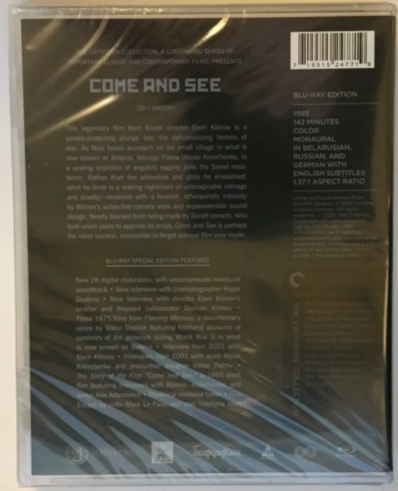 Tule ja katso - Come and See (Criterion Collection) Blu-ray