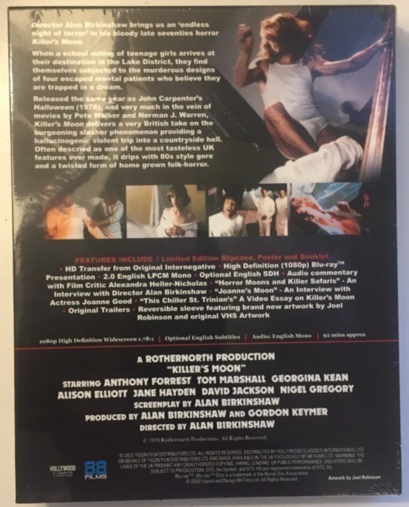 Killer's Moon (Blu-ray) Slipcase (1978) 88Films