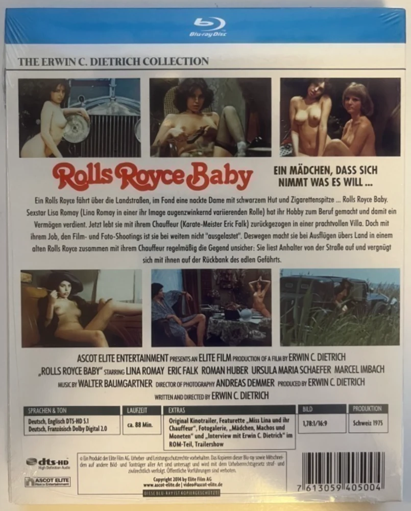 Rolls Royce Baby (Blu-ray) Slipcover (1975)