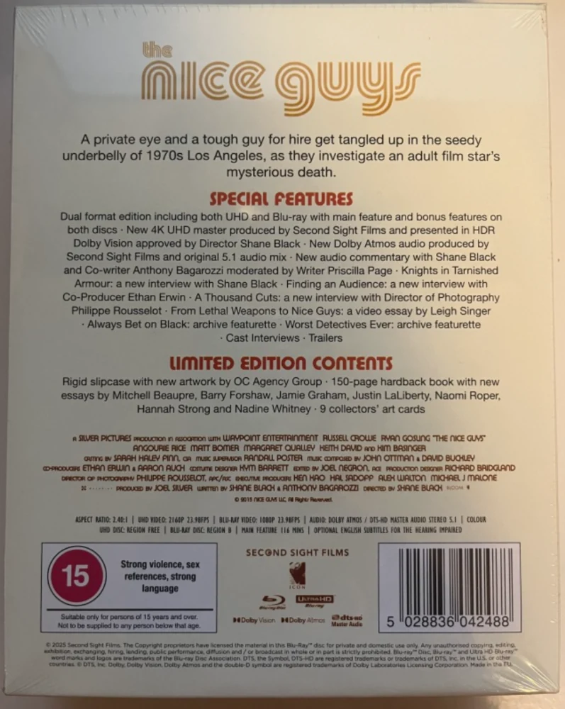 The Nice Guys (2016) Limited Edition (4K UHD + Blu-ray)
