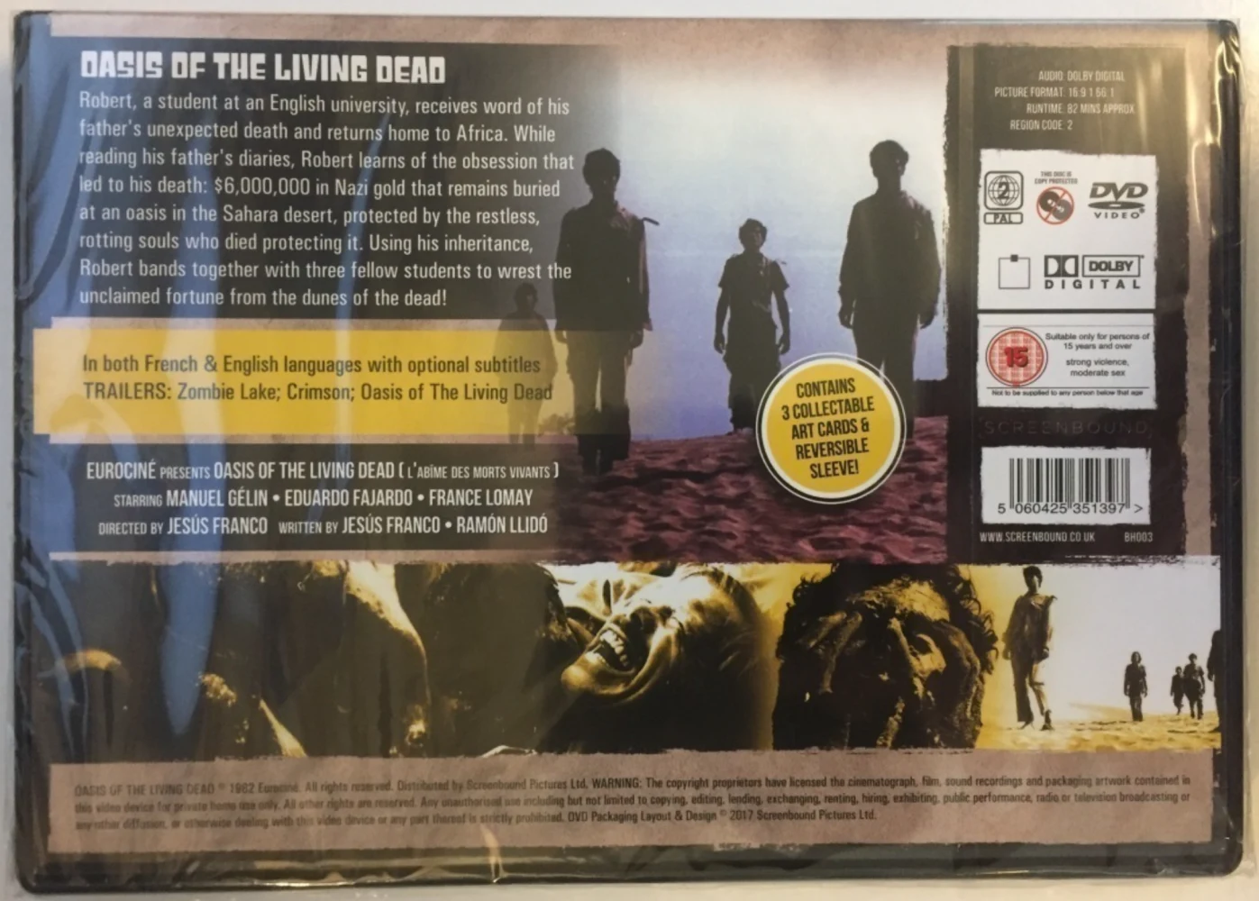 Oasis of the Living Dead (DVD) Jesús Franco (1982)