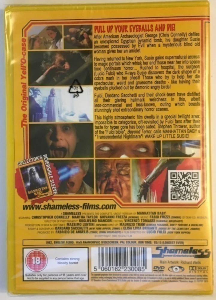 Manhattan Baby (DVD) 1982 (Ohjaus: Lucio Fulci)