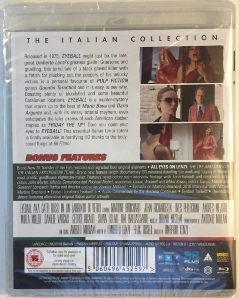 Eyeball (Blu-ray) 1975 (The Italian Collection 45#)