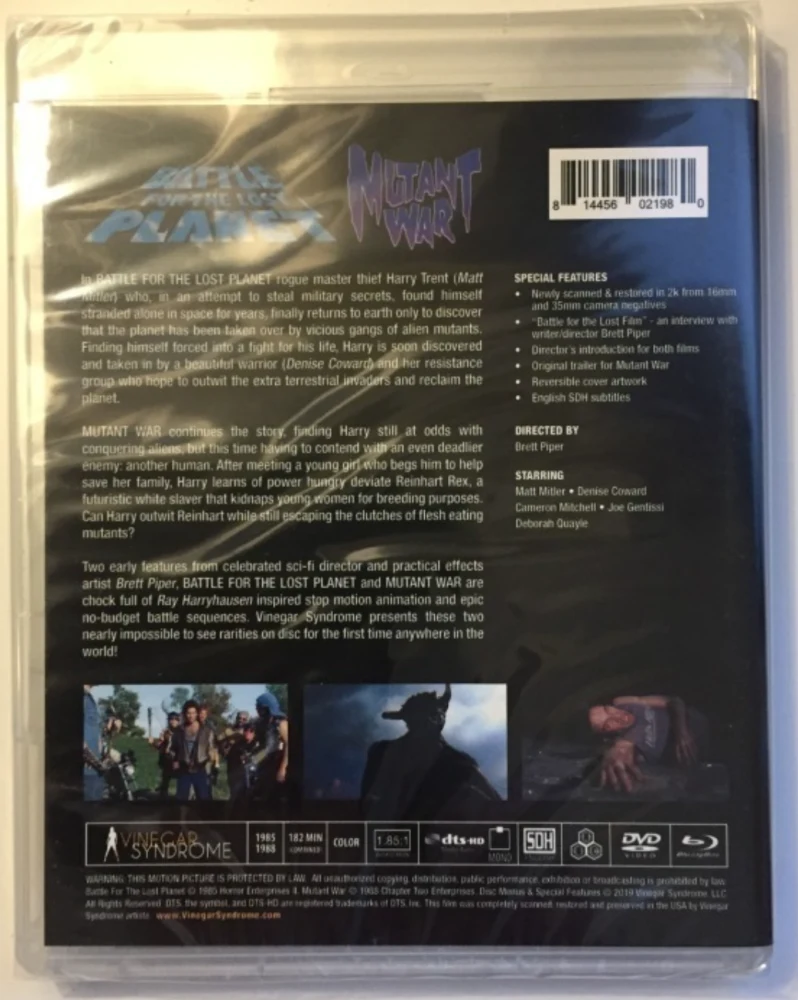 Battle For The Lost Planet / Mutant War (Blu-ray + DVD)