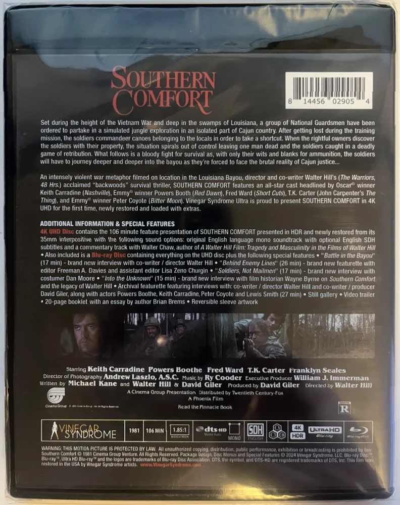 Southern Comfort (4K Ultra HD)