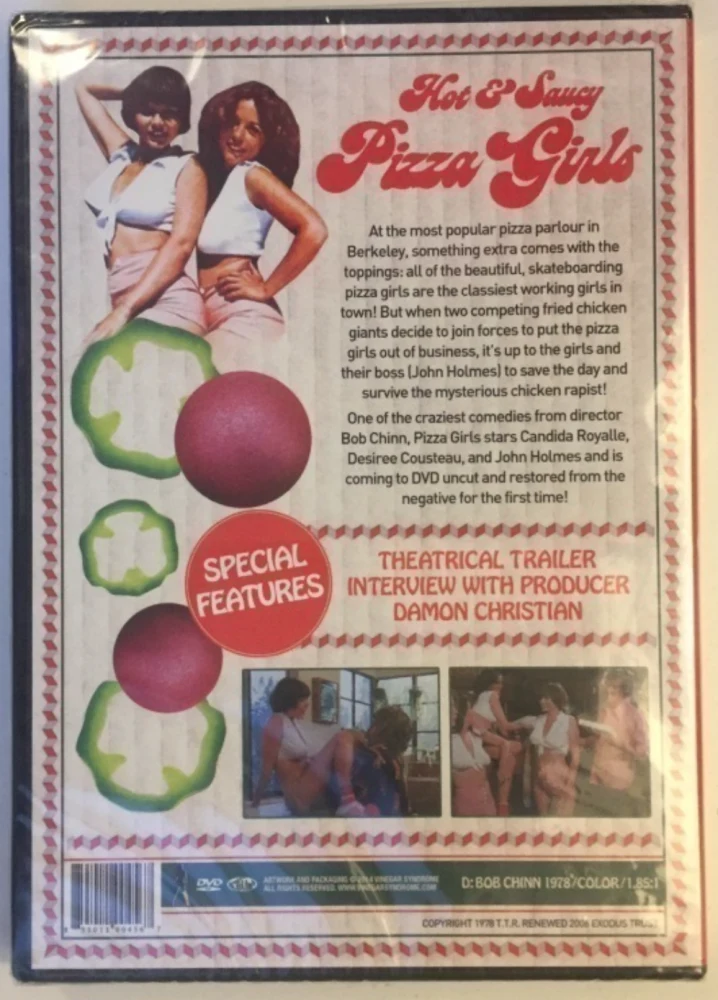 Hot and Saucy Pizza Girls (DVD) Vinegar Syndrome (1978)