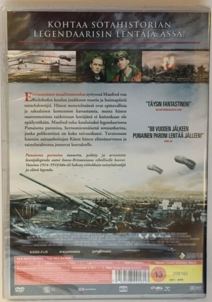 Punainen paroni (DVD) Joseph Fiennes, Lena Headey