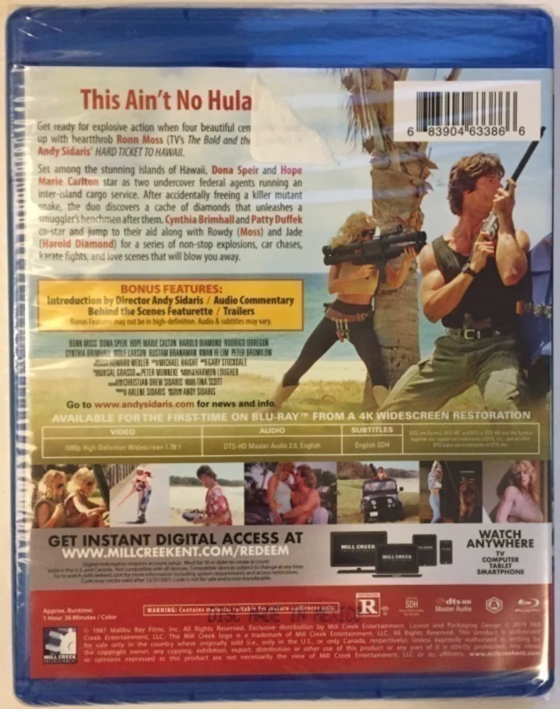 Kovaa peliä Havaijilla (Blu-ray) Ronn Moss (1987)