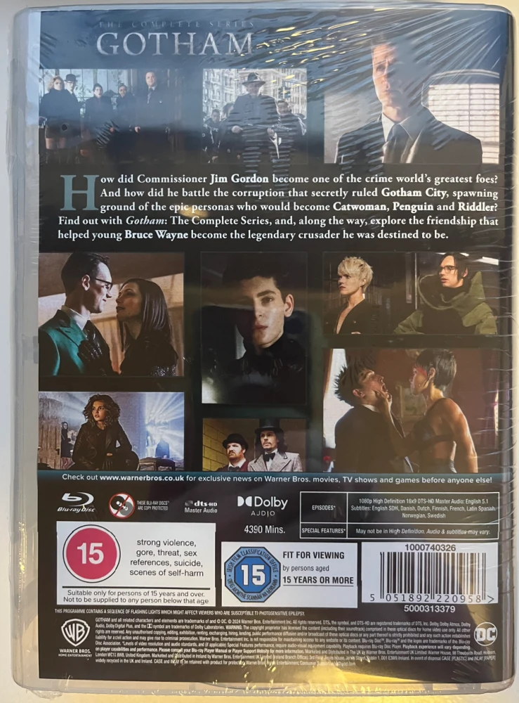 Gotham - Complete Collection (2014 – 2019) (18 Blu-ray)