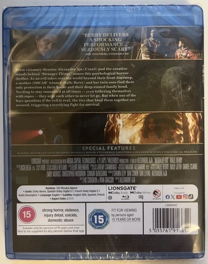 Never Let Go (Blu-Ray) Ohjaus: Alexandre Aja (2024)