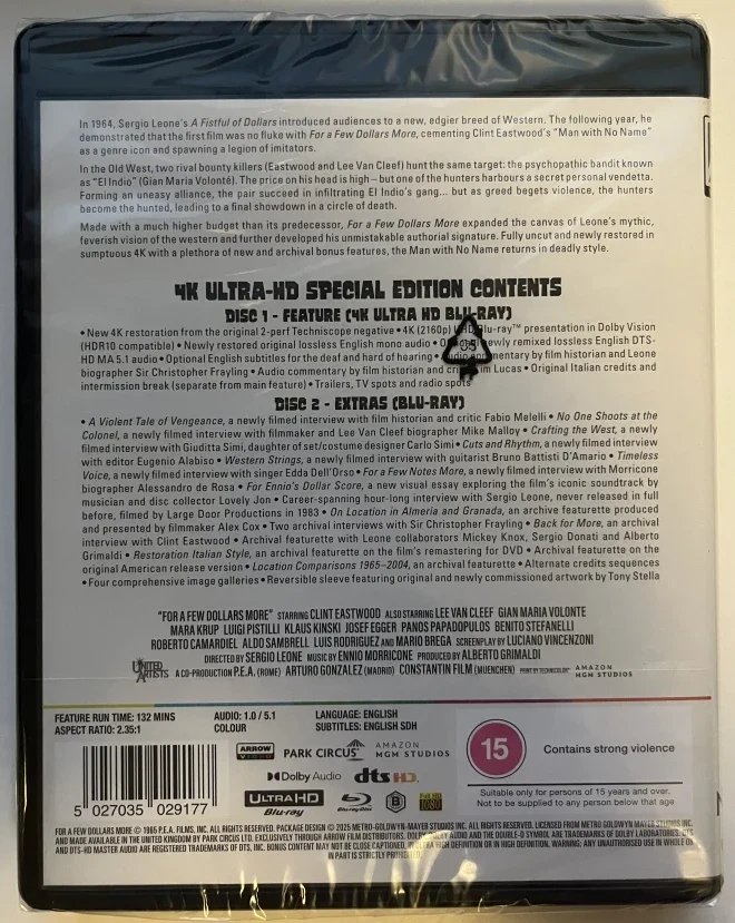 For A Few Dollars More - Special Edition (4K Ultra HD)