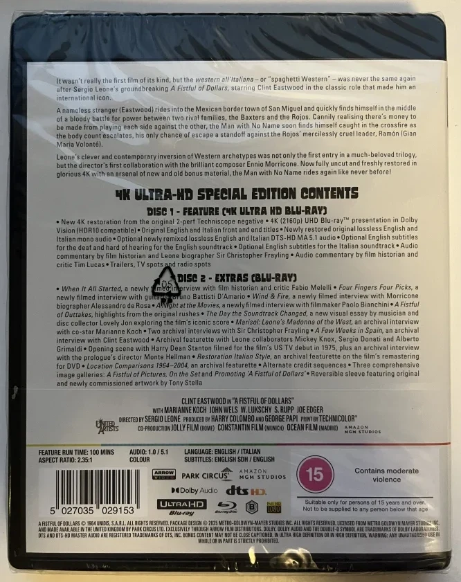 A Fistful Of Dollars - Special Edition (4K Ultra HD)