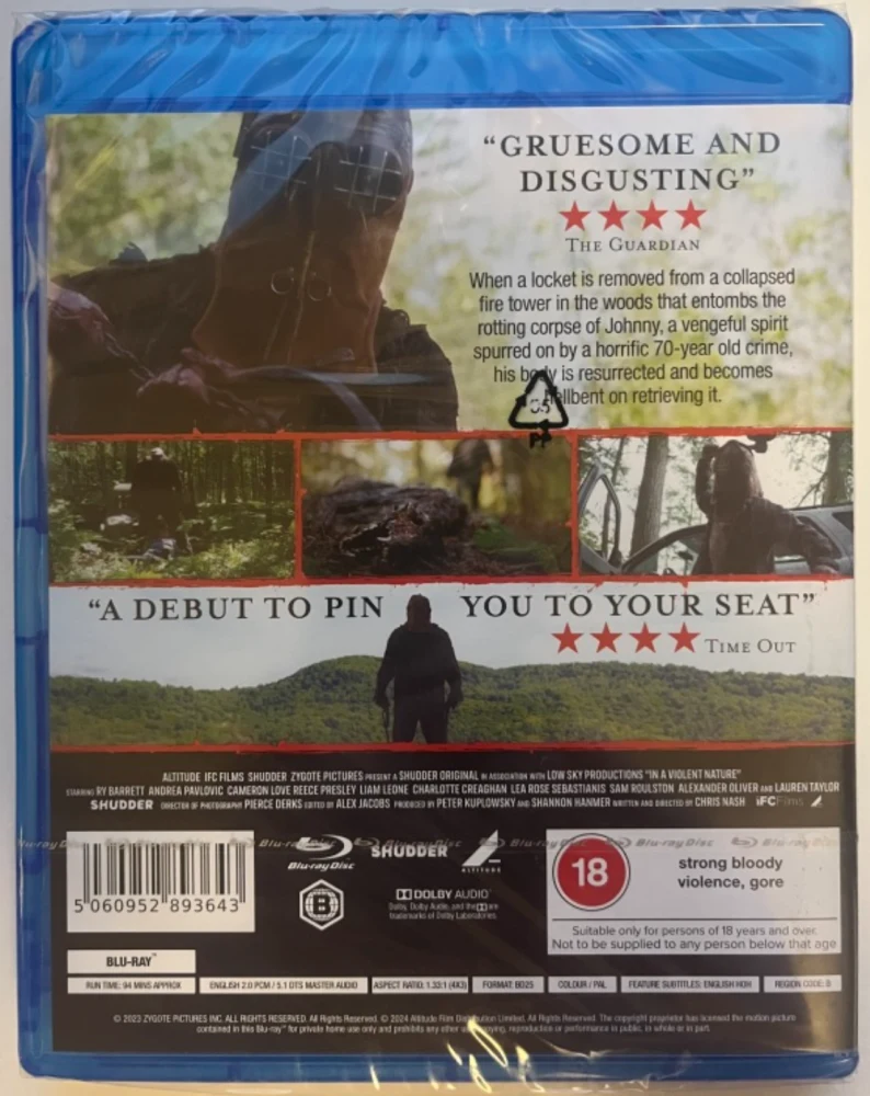 In a Violent Nature (2024) Blu-ray