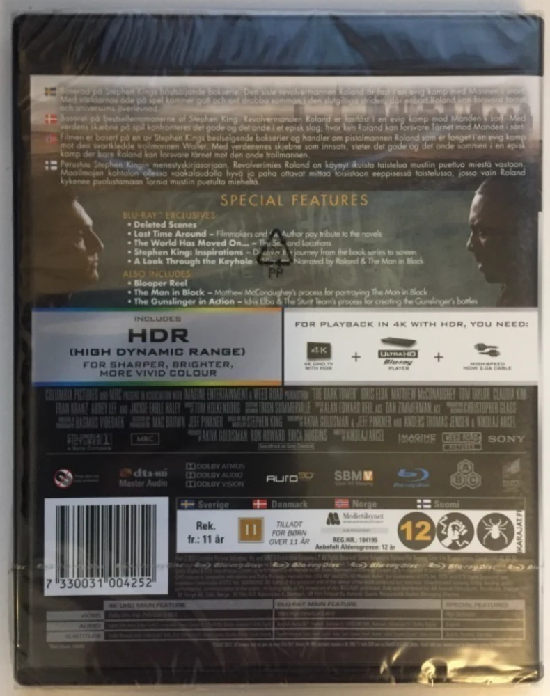 The Dark Tower (4K Ultra HD + Blu-ray) 2017