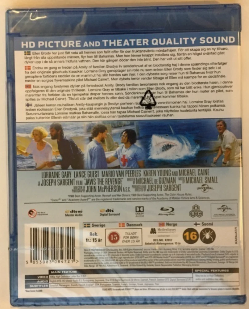 Jaws - Revenge / Tappajahain Kosto (Blu-ray) (1987)