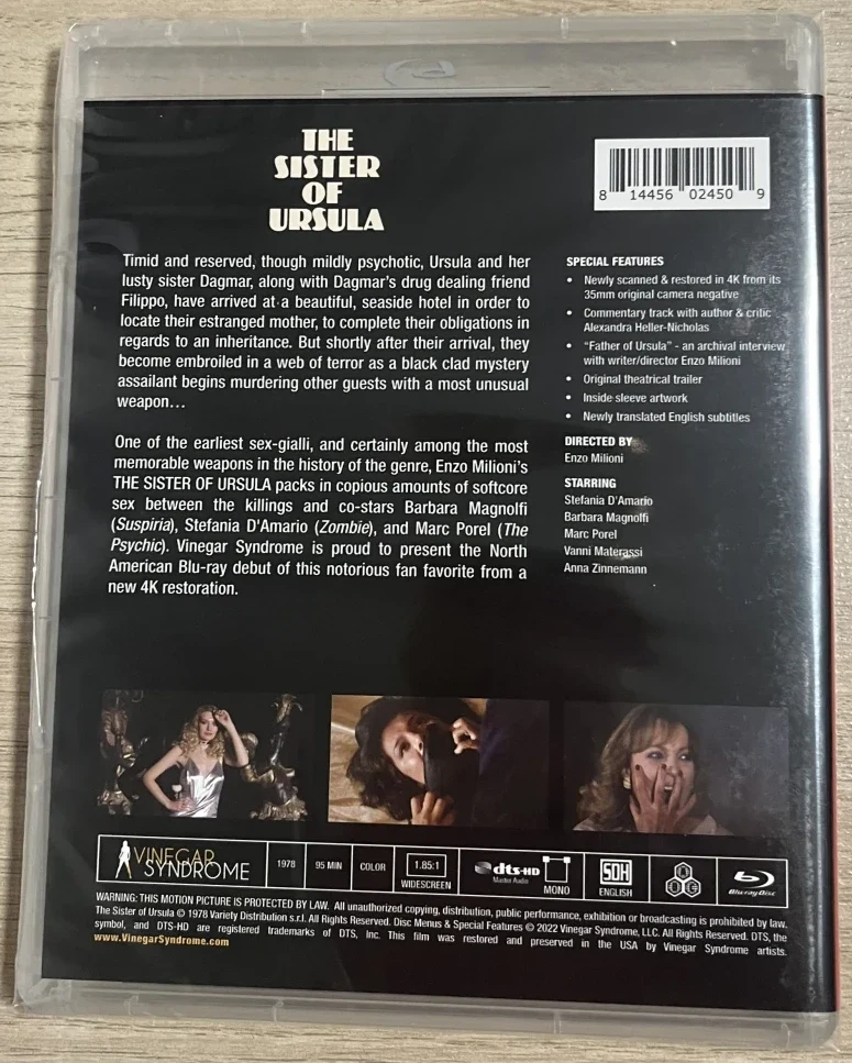 THE SISTER OF URSULA (Blu-ray)