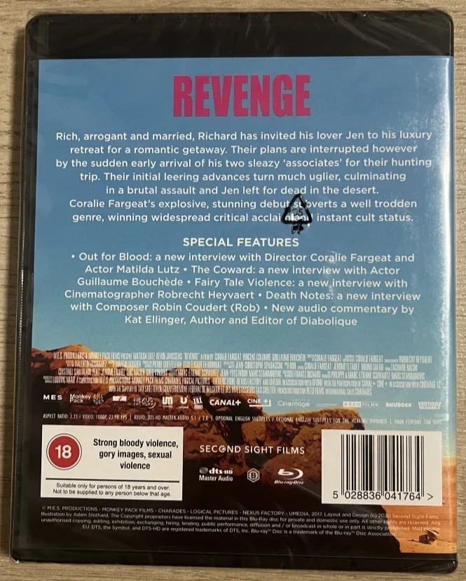 Revenge (Blu-ray) 2017
