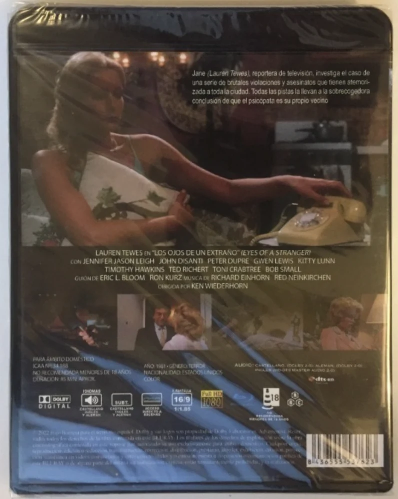 Muukalaisen silmät - Eyes of a Stranger (Blu-ray)