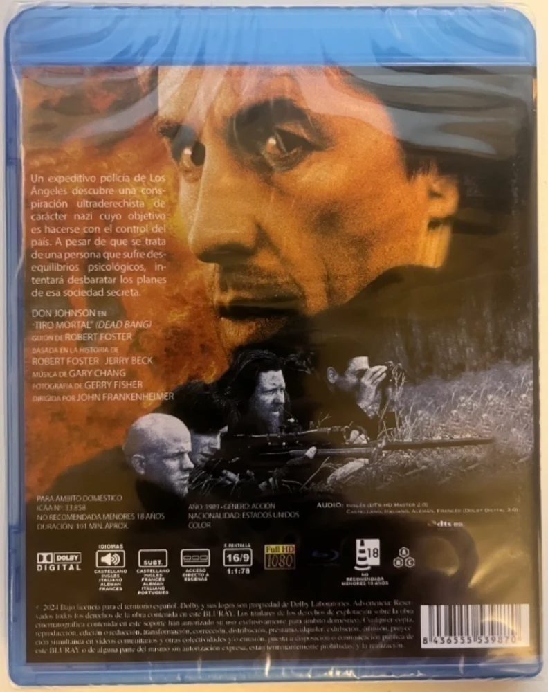 Kuoleman laukaukset - Dead Bang (Blu-ray) Don Johnson