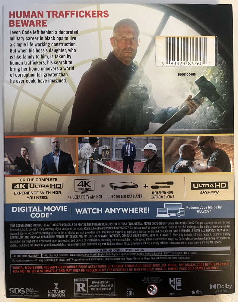 A Working Man (4K Ultra HD)