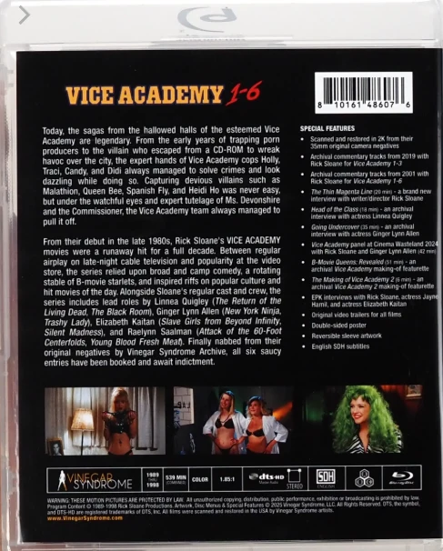 Vice Academy 1-6 - Limited Edition Slipcase (Blu-ray) Vinegar Syndrome Archive