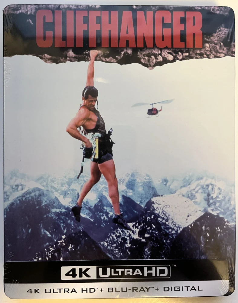 Cliffhanger - Limited Edition Steelbook (4K Ultra HD + Blu-ray) Dolby Vision + Dolby Atmos (Cliffhanger - kuilun partaalla)