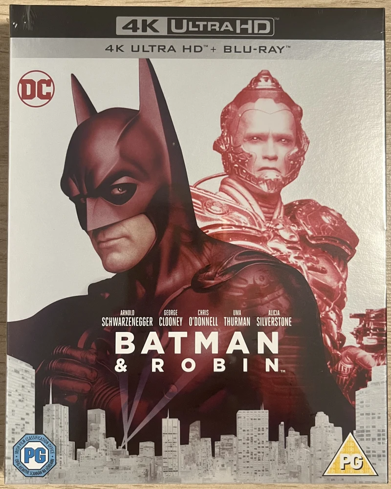 Batman & Robin (4K Ultra HD + Blu-ray) George Clooney (Slipcover)