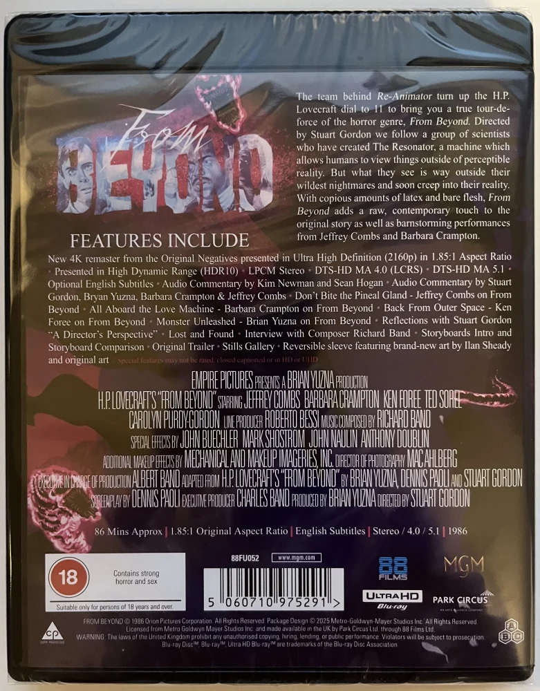 From Beyond [UHD] 1986