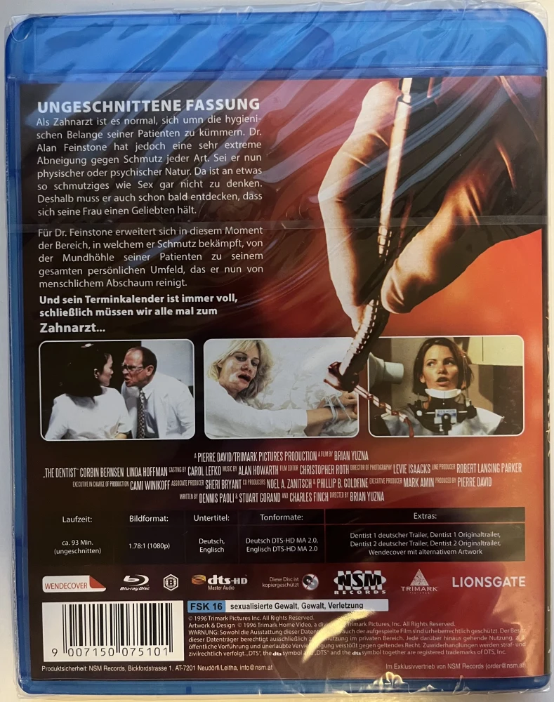 Hammaslääkäri - The Dentist (uncut) [Blu-ray]