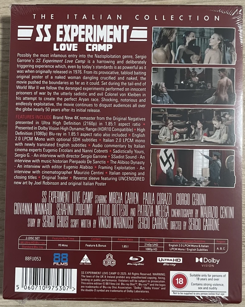 SS Experiment Love Camp (UHD + Blu-ray) - The Italian Collection 10