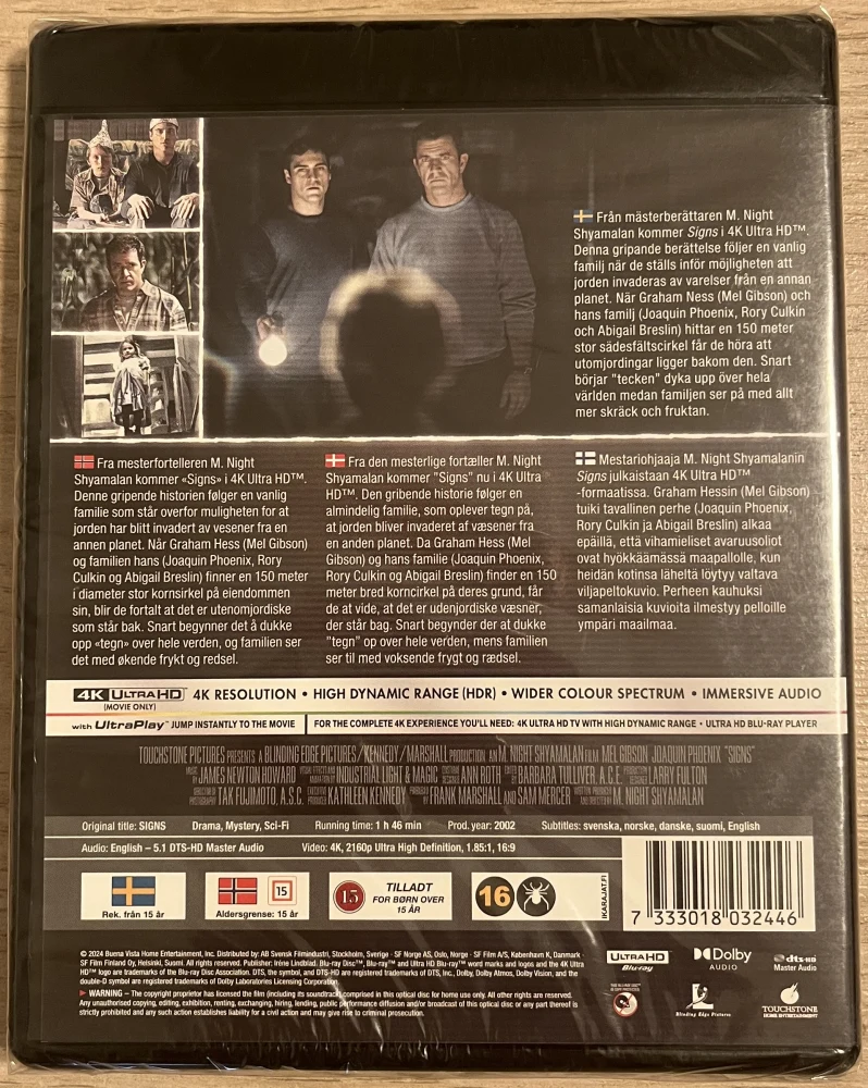 Signs (2002) (4K ULTRA HD)