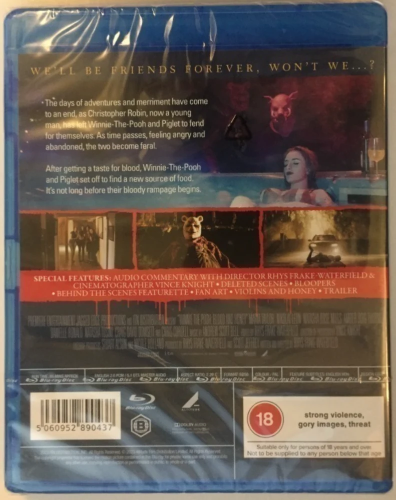 Winnie the Pooh: Blood and Honey (Blu-ray) 2023