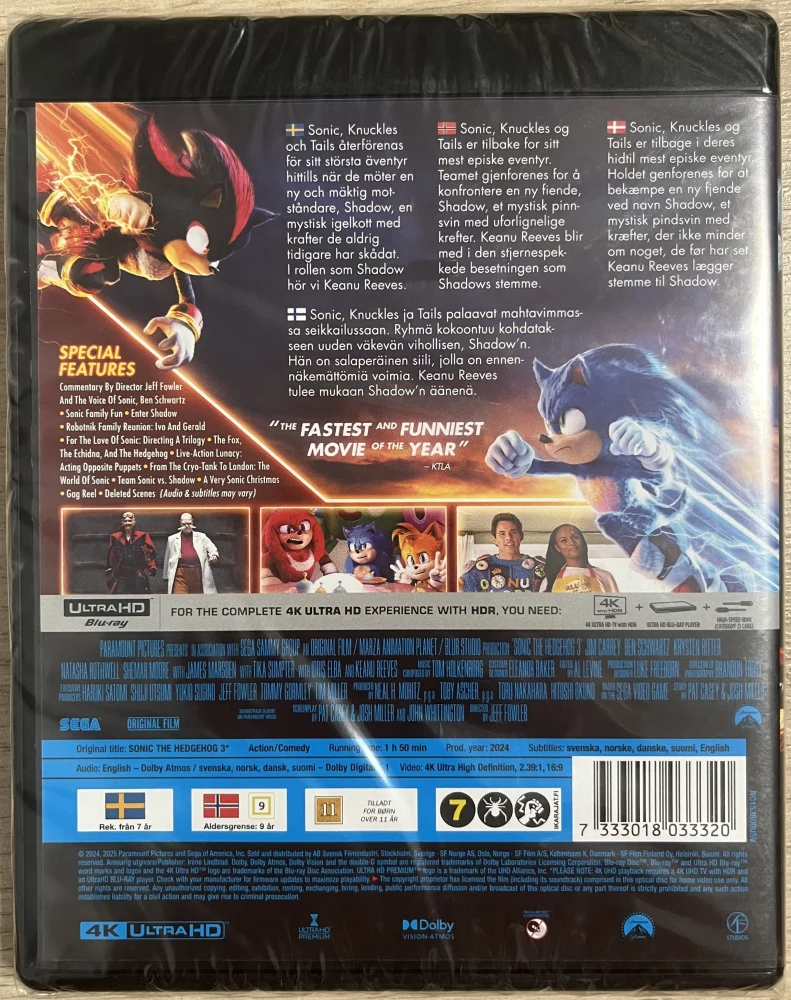 Sonic the Hedgehog 3 (2024) (4K UHD)