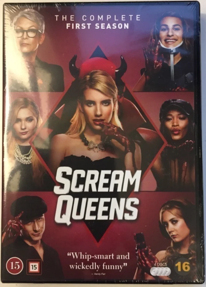 Scream Queens - Kausi 1 (4DVD) Emma Roberts (2015)