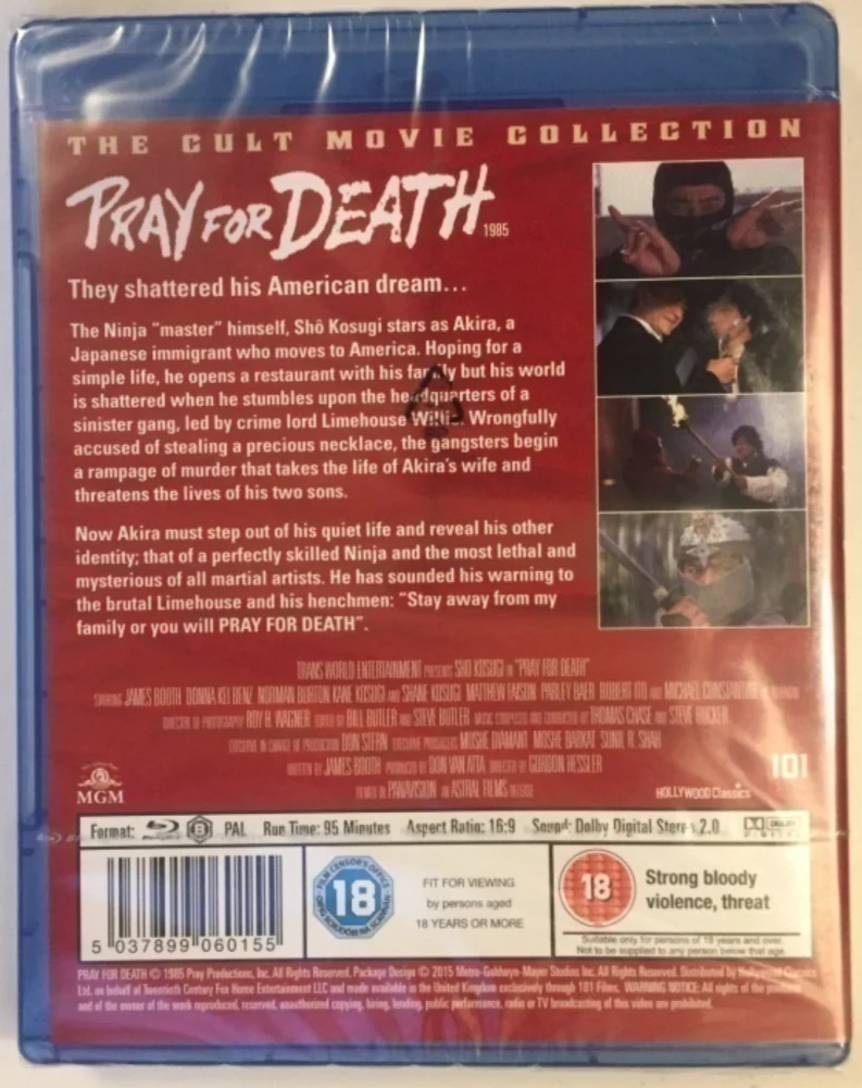 Pray for Death [Blu-ray] Sho Gosugi (1985)