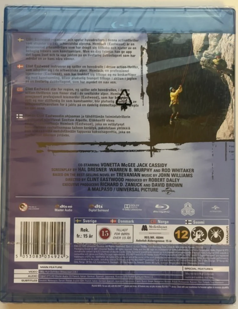 Tehtävä Alpeilla - The Eiger Sanction (Blu-ray)