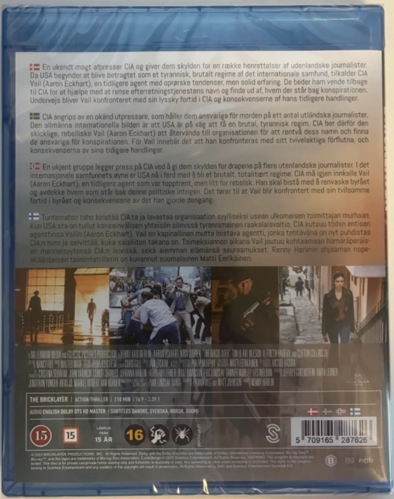 The Bricklayer (2023) (Blu-ray) Ohjaus: Renny Harlin